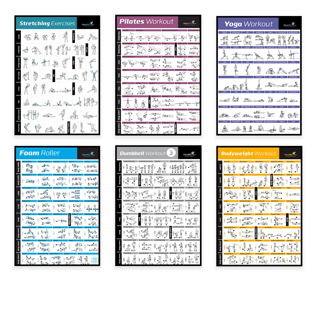 Home Gym Decor - Poster su Tela per Allenamento Fisico,
