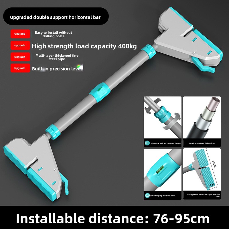 Home Gym Wall Mounted - Barra per trazioni con telaio per