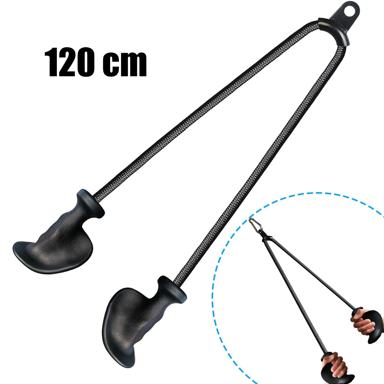 Lat Pulldown Cable - Corda ergonomica per tricipiti, facile da