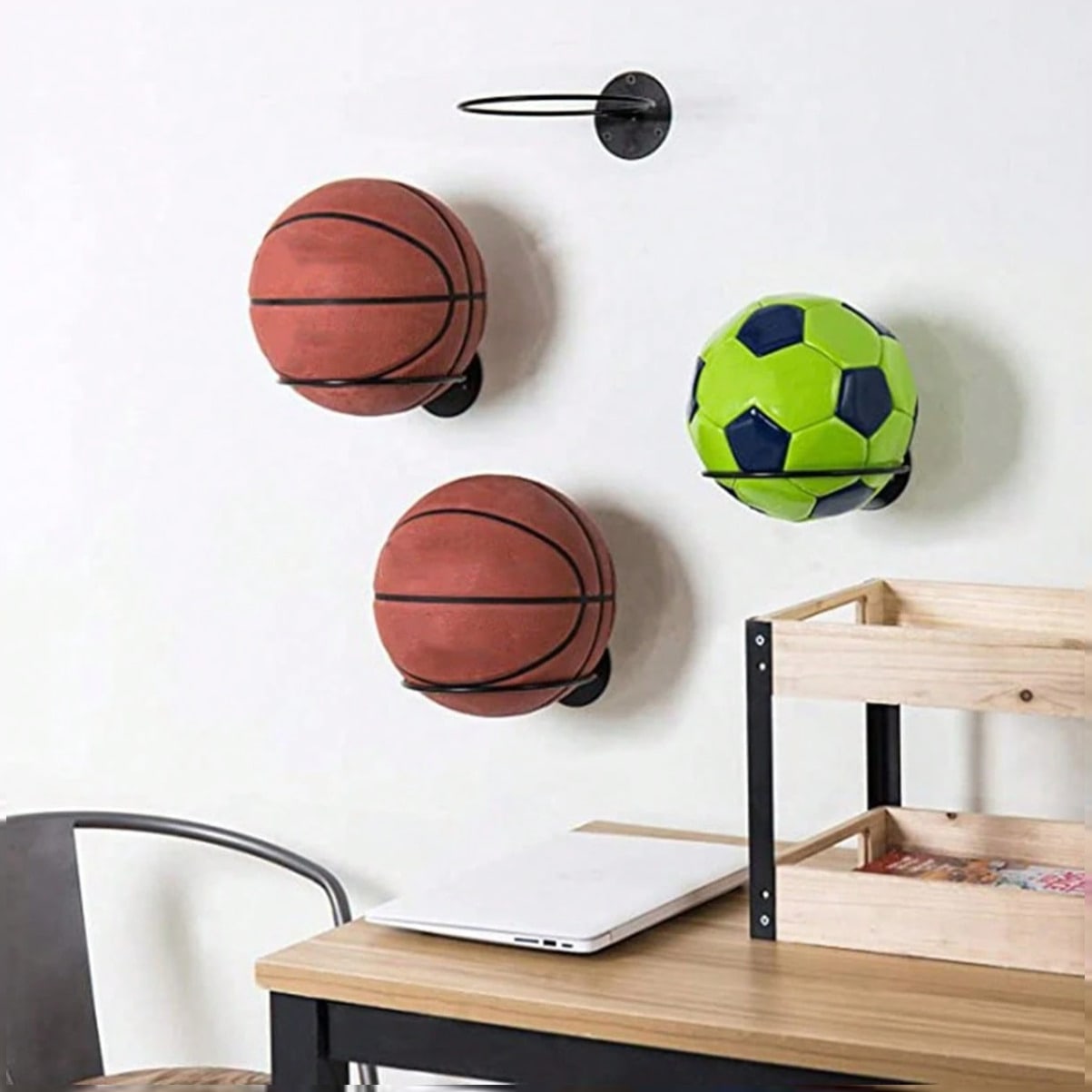 Home Gym Organization - Supporto da Parete Salvaspazio per Esposizione