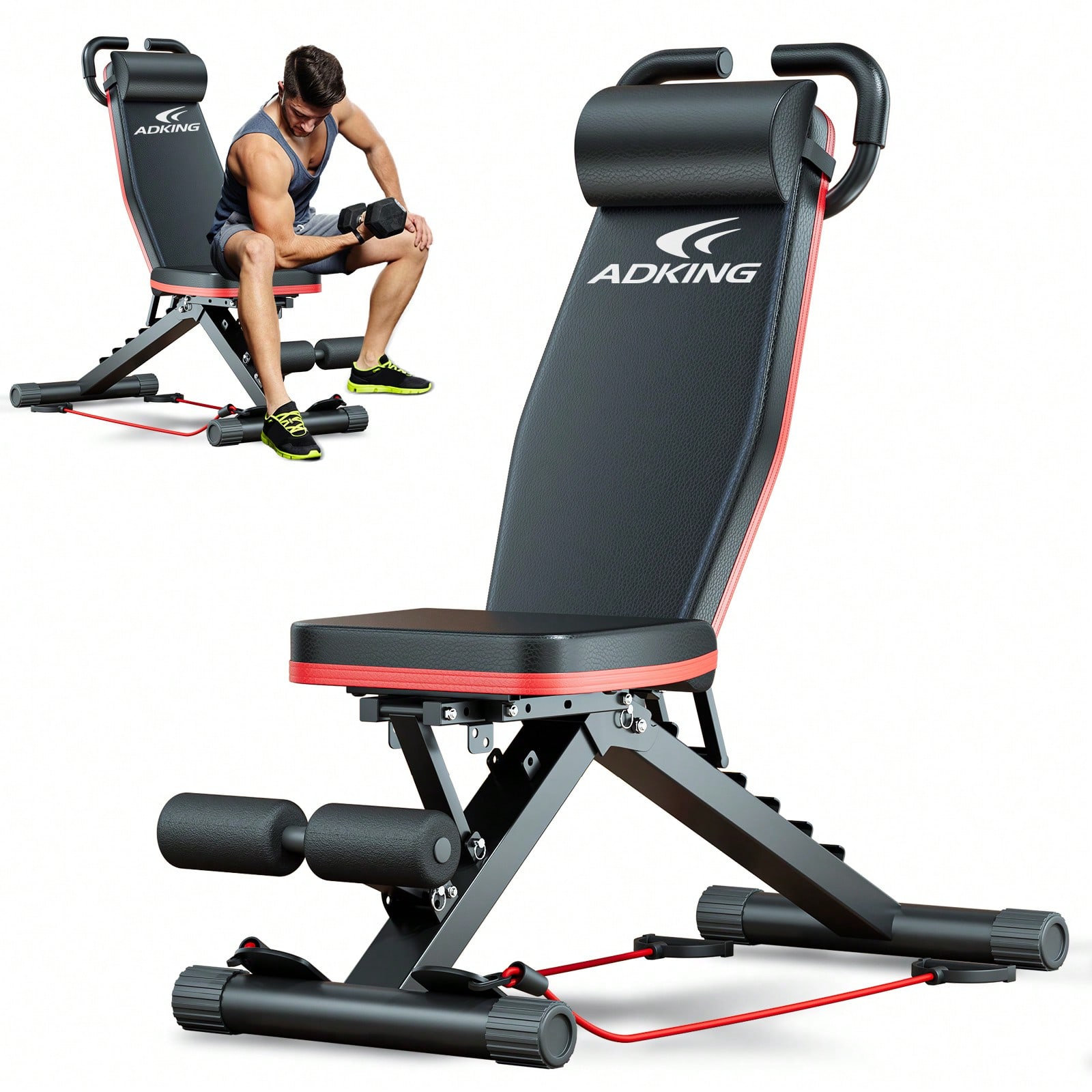 Home Gym Leg Press - Panca Pesi Standard, Set Panca Press