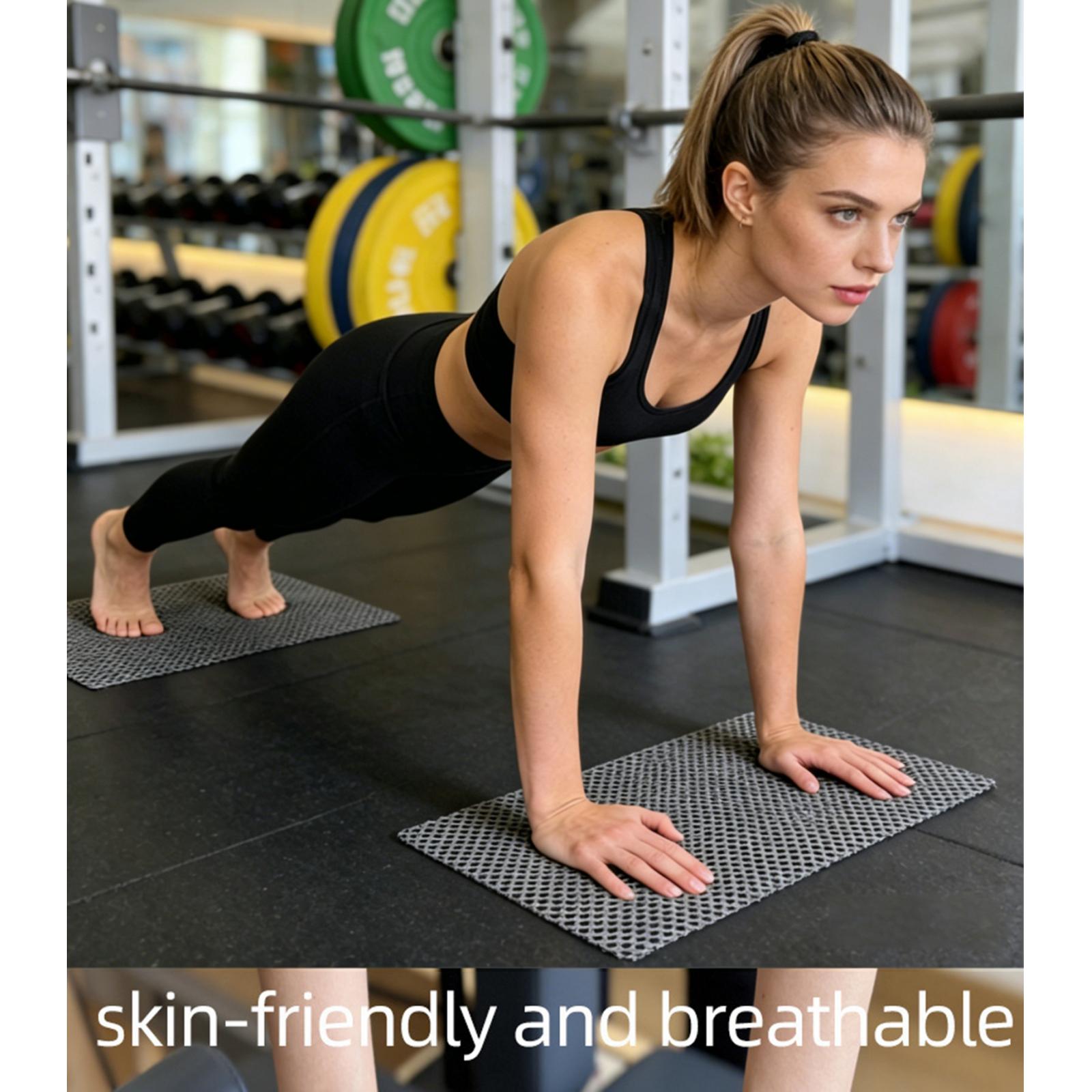 Home Gym Yoga Mat - Set di 2 Tappetini Antiscivolo per