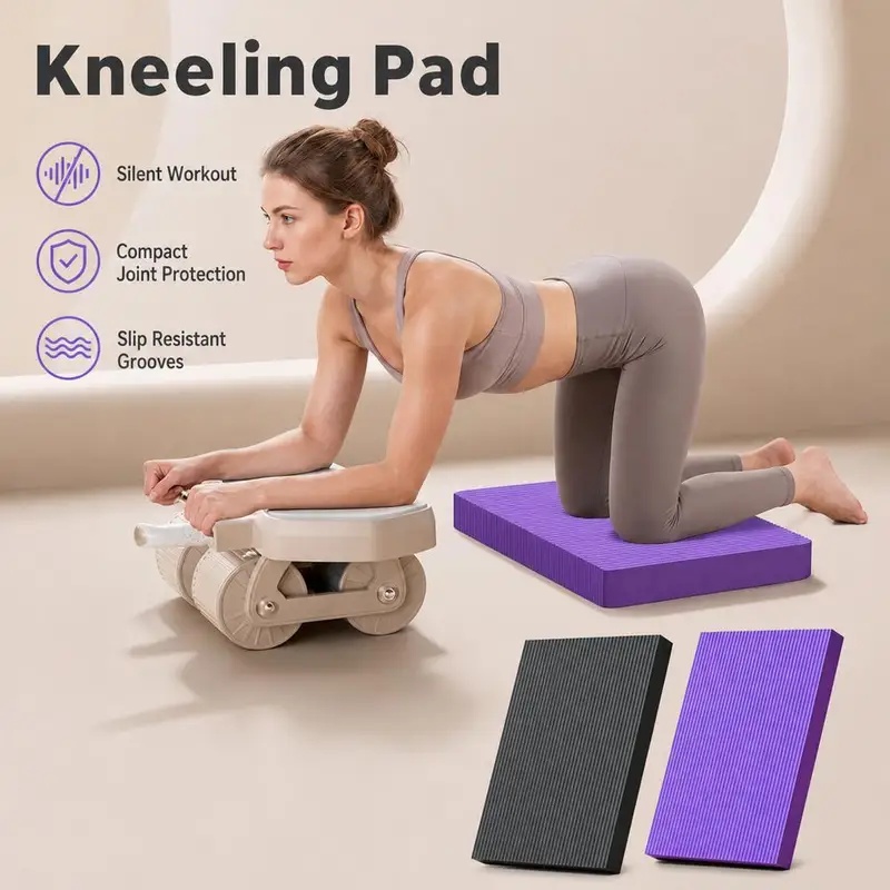 Home Gym Yoga Mat - Tappetino per Yoga Spesso e Antiscivolo,
