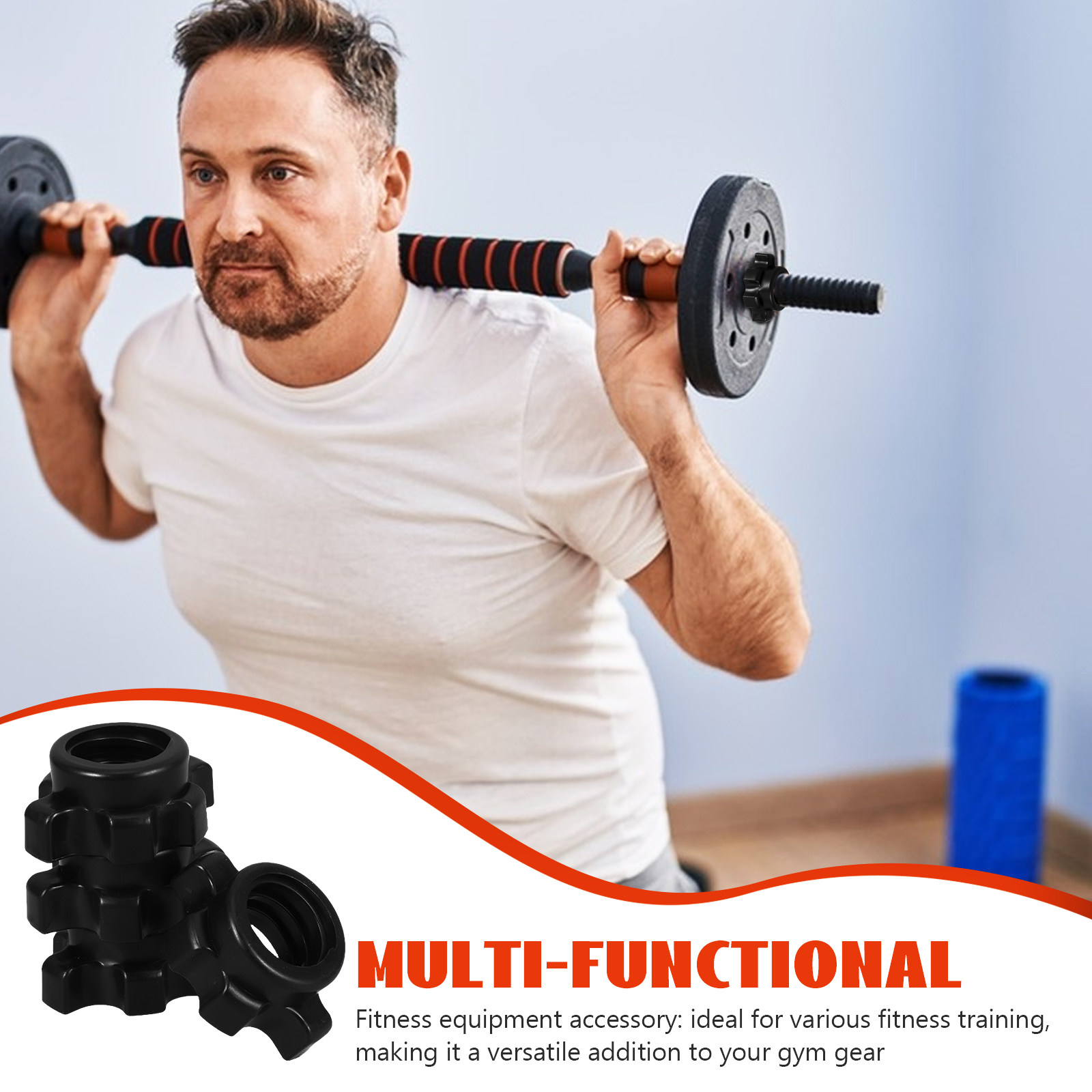 Home Gym Rig - 4 Pezzi Dadi in Plastica per