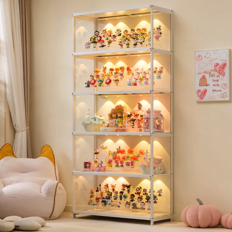 Home Gym Organization - Espositore multifunzionale per modellini, antipolvere, trasparente,