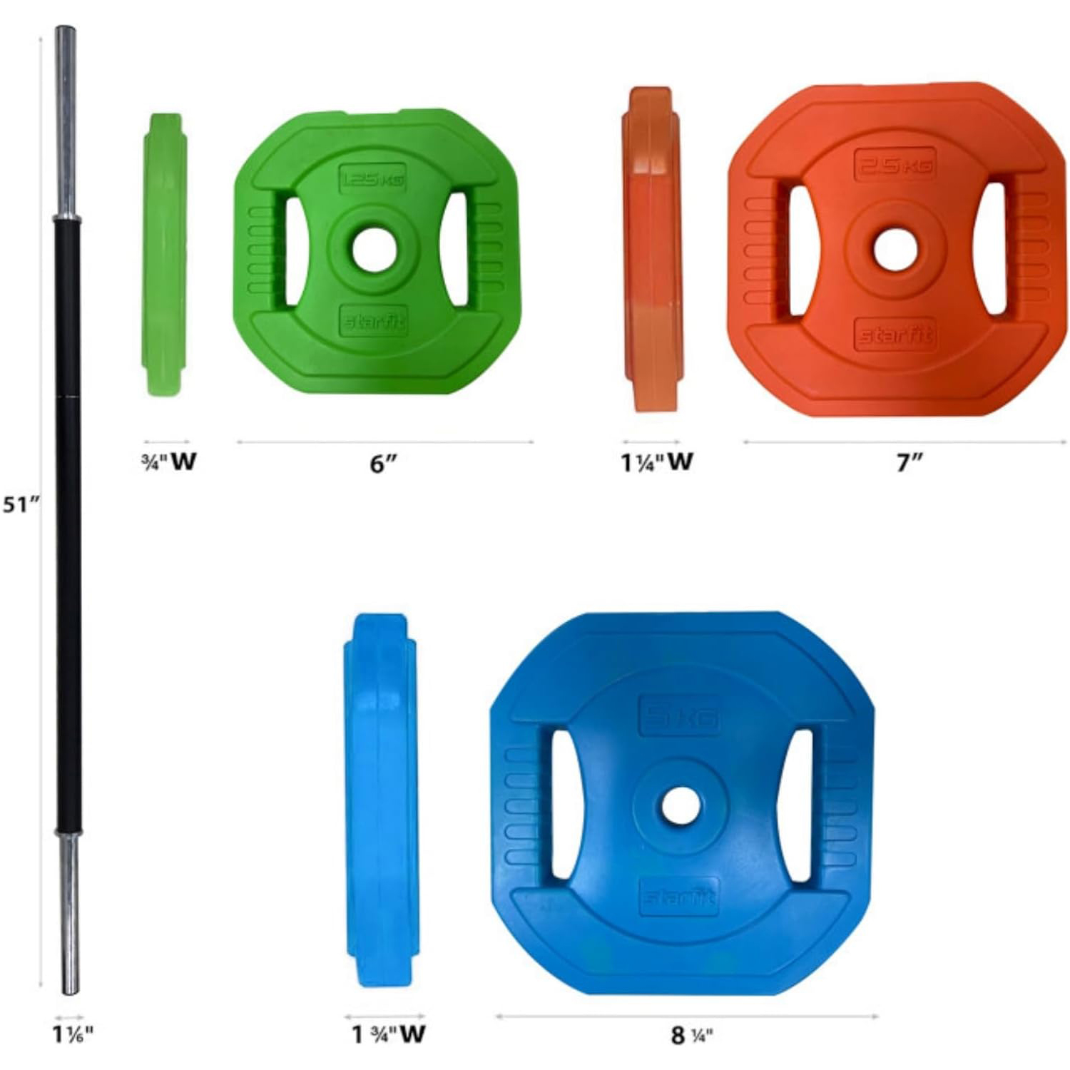Pesi senza disco con bilancier - Olympic Barbell 20Kg recensione e prezzo