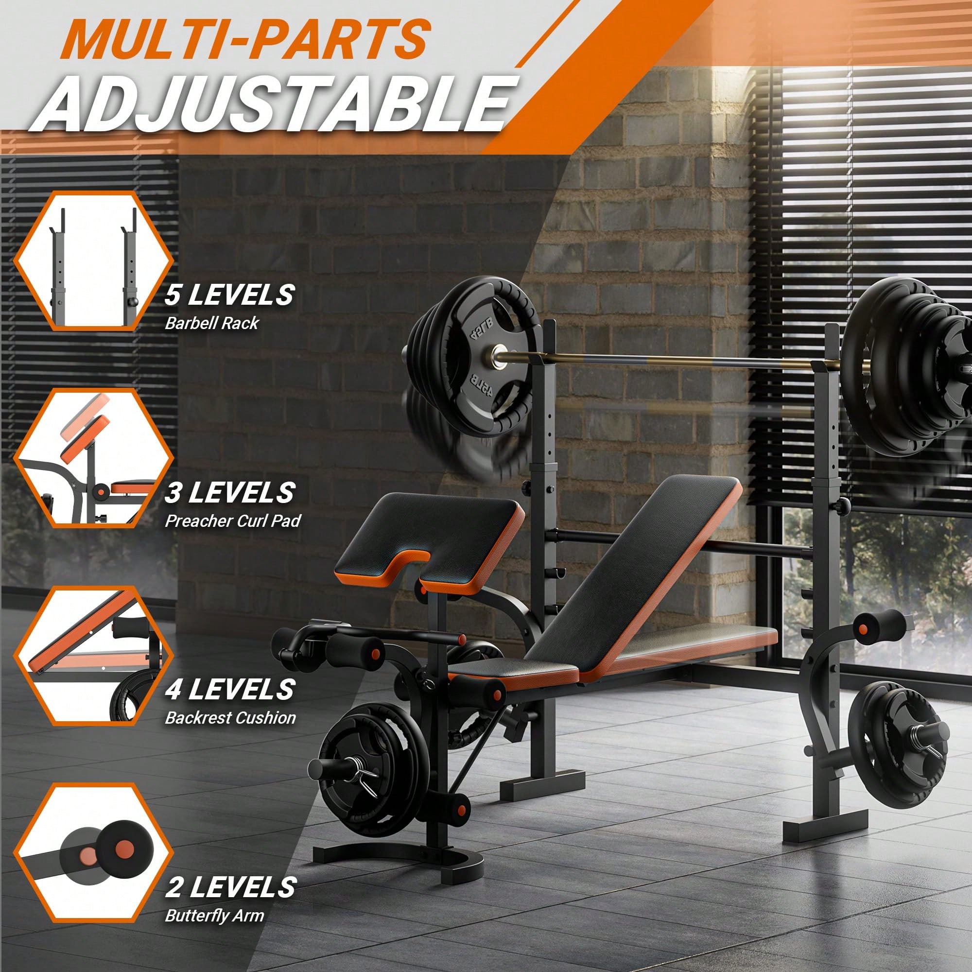 Panca per Pesi GIKPAL, Set Pan - Home Gym Leg Press recensione e prezzo
