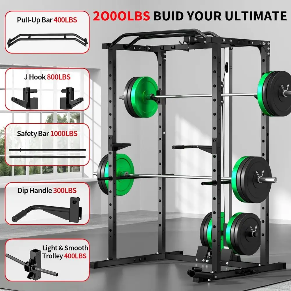 Power Rack con Capacità di 900 - Lat Pulldown Cable recensione e prezzo
