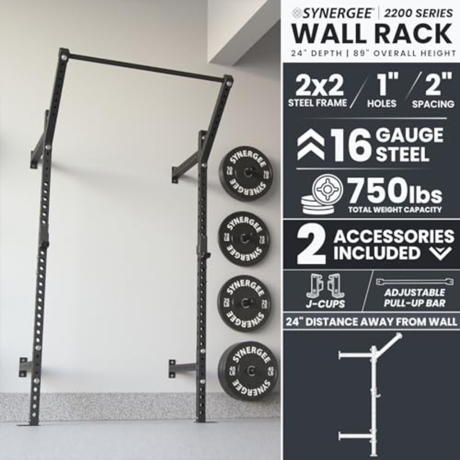 Rack per squat a parete per us - Home Gym Wall Mounted recensione e prezzo