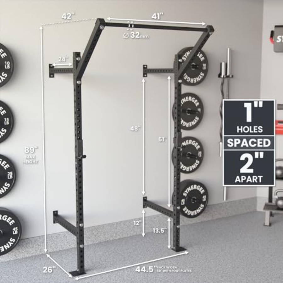 Rack per squat a parete per us - Home Gym Wall Mounted recensione e prezzo