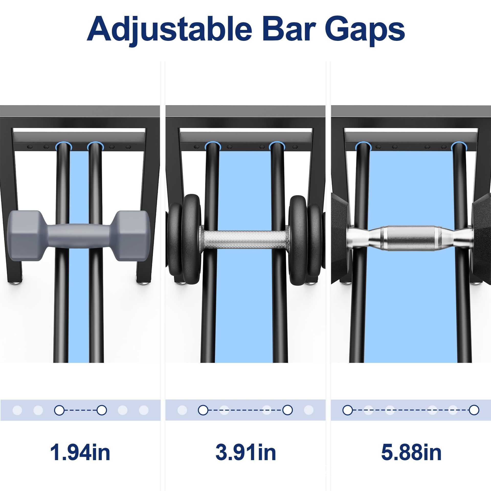 Porta manubri regolabile in me - Home Gym Organization recensione e prezzo