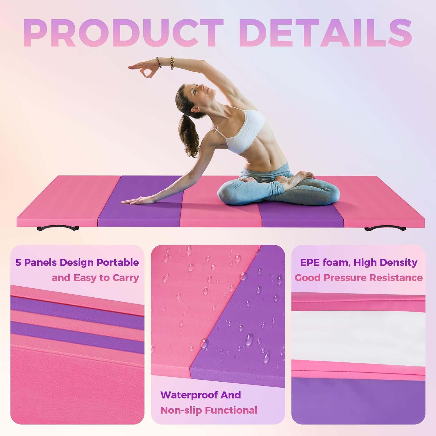 Tappetino Pieghevole per Yoga  - Home Gym Yoga Mat recensione e prezzo