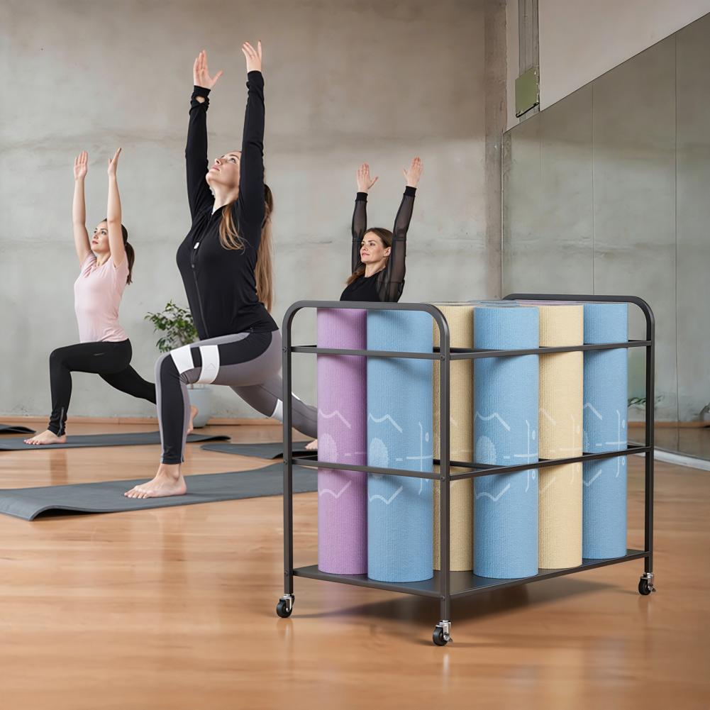 Carrello porta tappetini yoga  - Home Gym Yoga Mat Storage recensione e prezzo