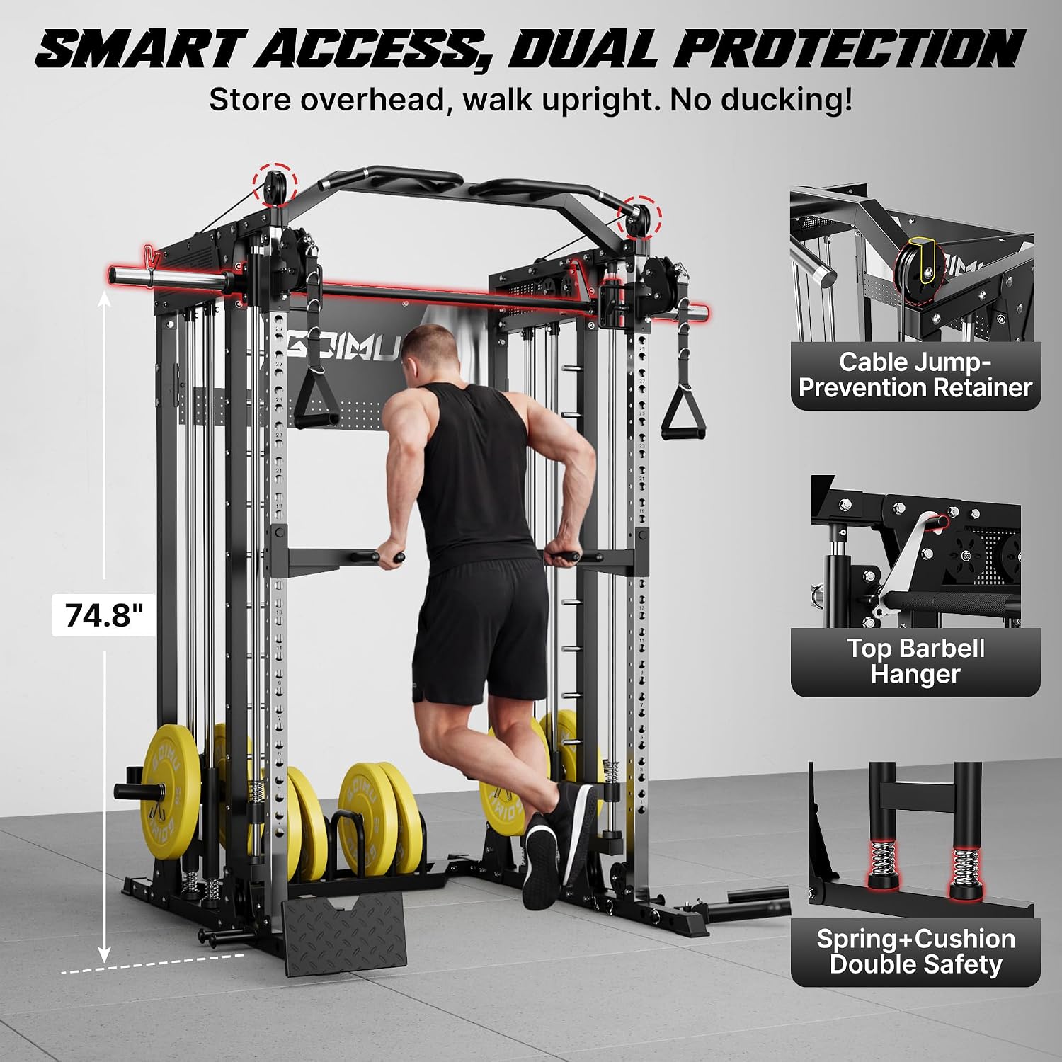 SM4 Smith Machine con Sistema  - Home Gym Smith recensione e prezzo